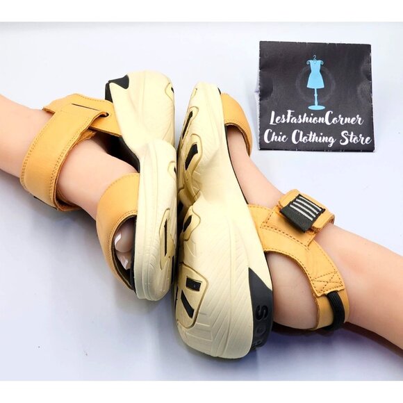 Sorel Women's Faded Spark Leather Explorer Blitz Stride Sandals Size 8 M 2470 - Picture 13 of 16